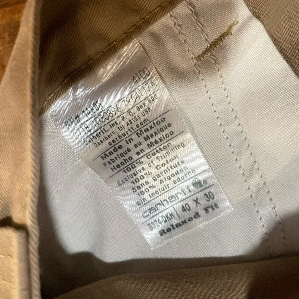 Carhartt Pants Carpenter‎ Cargo Dungaree Fit Work Wear Mens 40x30
